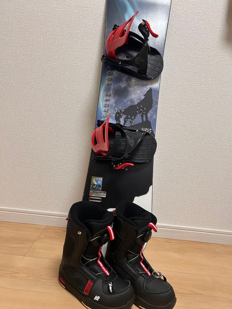 SPOON スノーボード110㎝とK2ブーツ19.5㎝セット