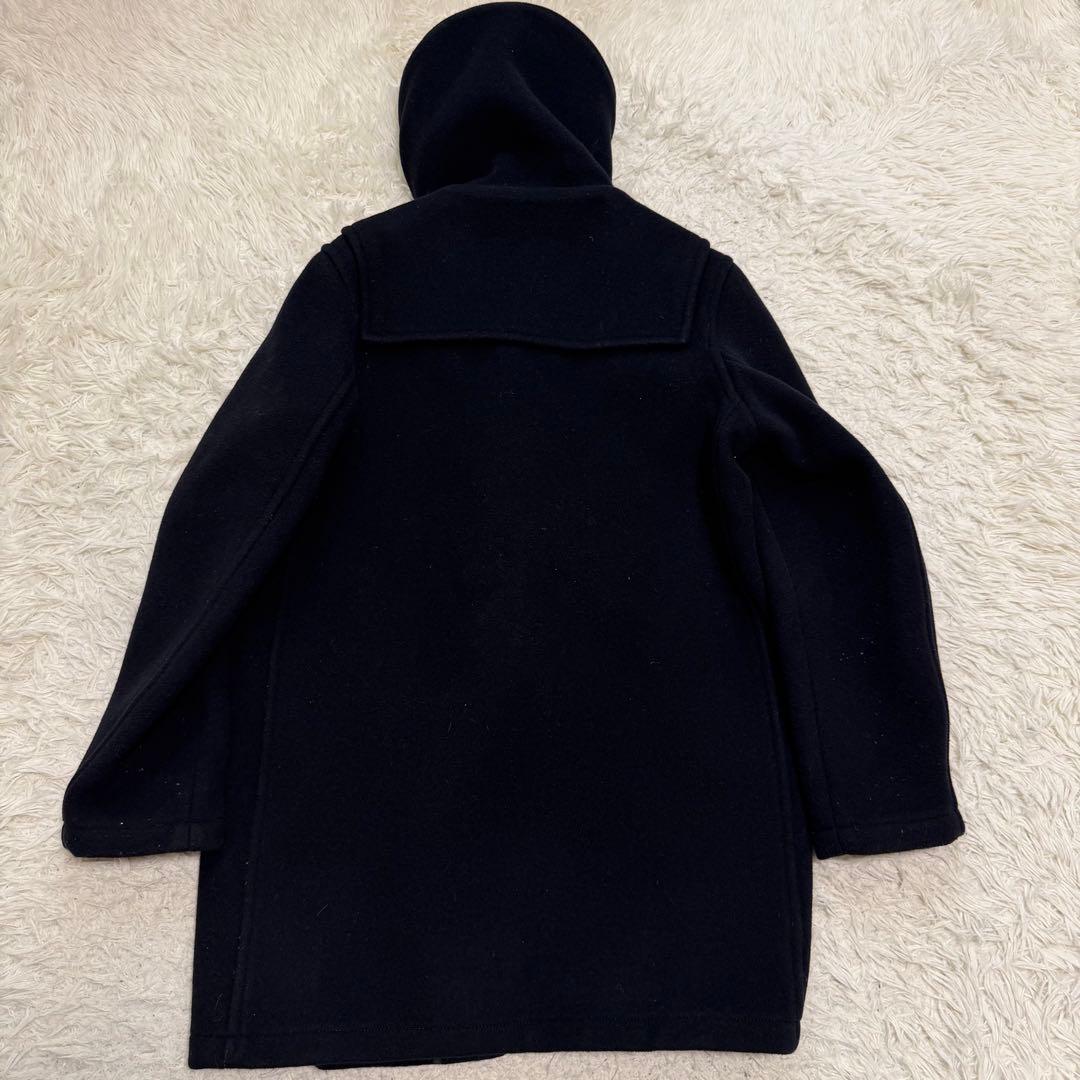 美品XLサイズ相当　ロンドントラディション　ダッフルコート　チェック裏地　紺