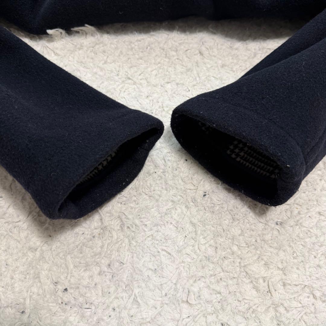 美品XLサイズ相当　ロンドントラディション　ダッフルコート　チェック裏地　紺