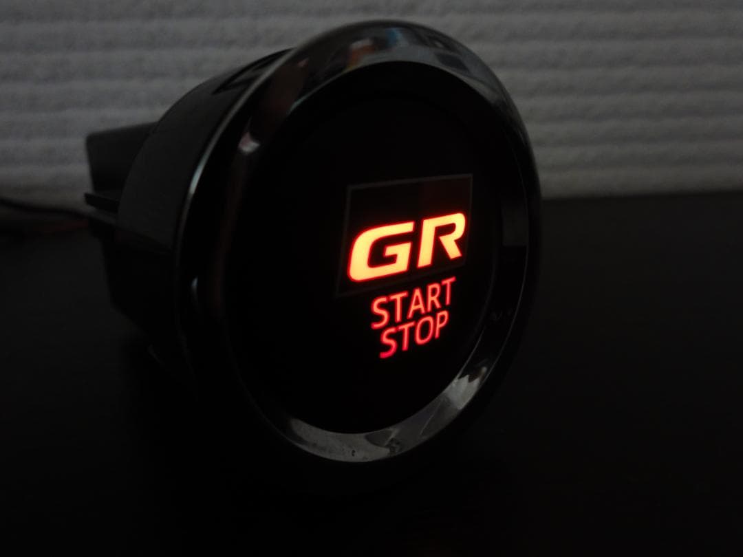 GRスポーツ☆トヨタ純正! 8ピン エンジンプッシュスタートスイッチレインボー