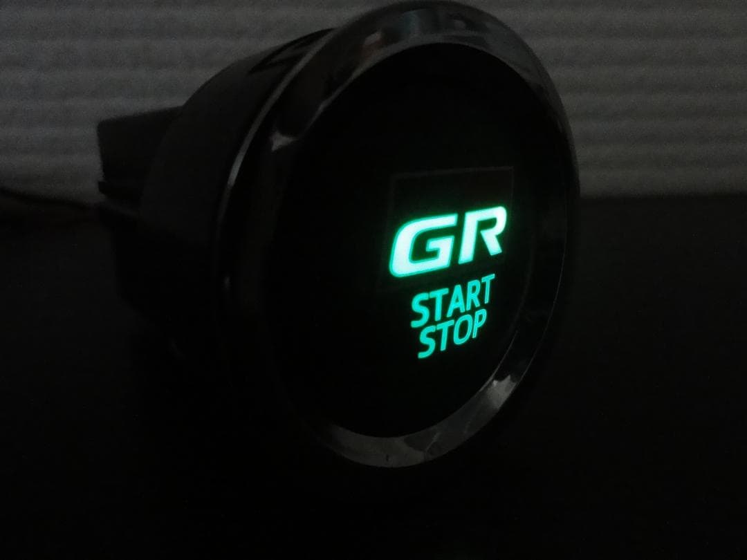 GRスポーツ☆トヨタ純正! 8ピン エンジンプッシュスタートスイッチレインボー