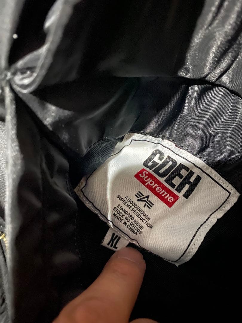 ジャケット・アウター Supreme x GOODENOUGH Reversible MA-1 XL