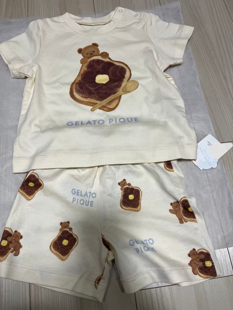 GELATO PIQUE松坂屋名古屋限定小倉トースト&ベアパジャマセット80cm
