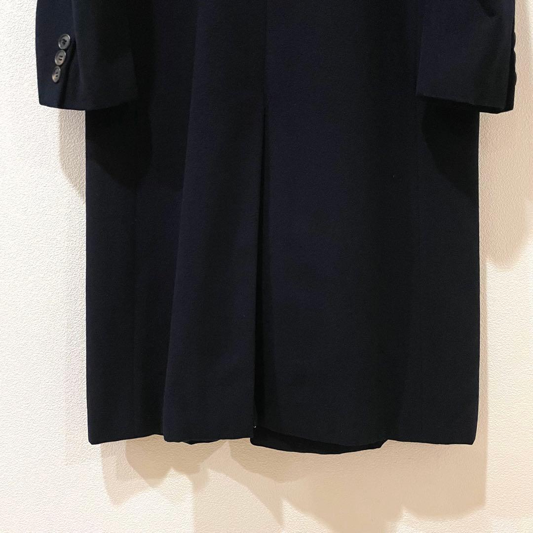 【希少性⭐︎英国紳士】ケント＆カーウェン　ダブルチェスターコート　ウール　濃紺　Ｌ