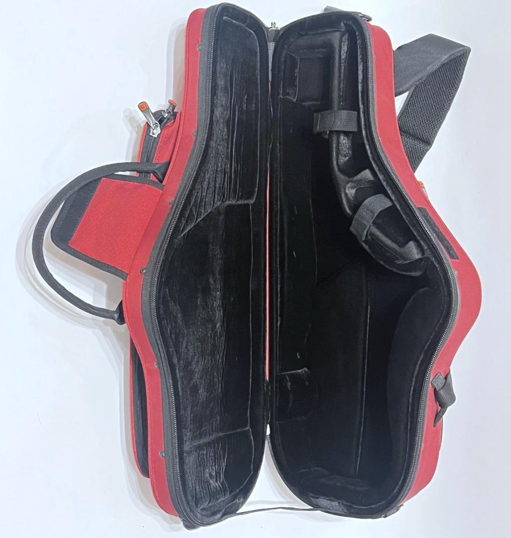 PROTEC　アルトサックス用セミハードケース　レッド