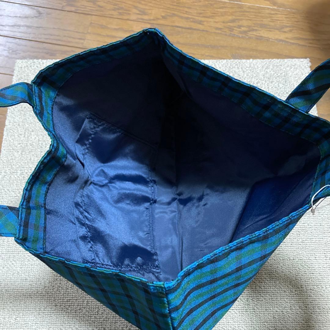 ファミリア チェックレッスンバッグ