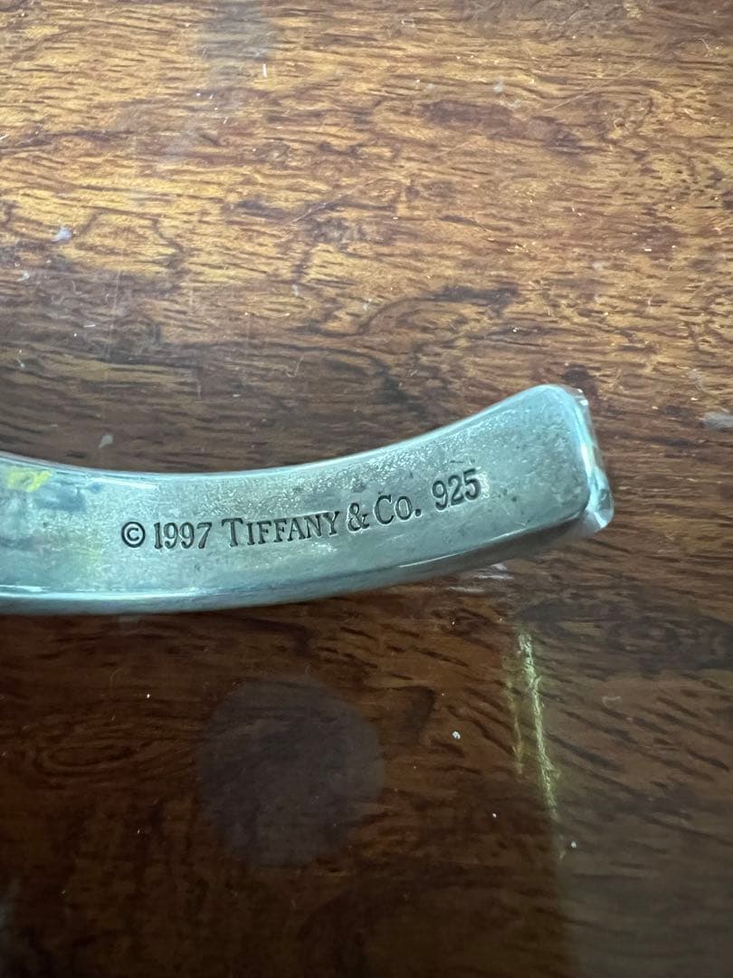 Tiffany & Co. ティファニーカフバングル925刻印有中古品本物保証