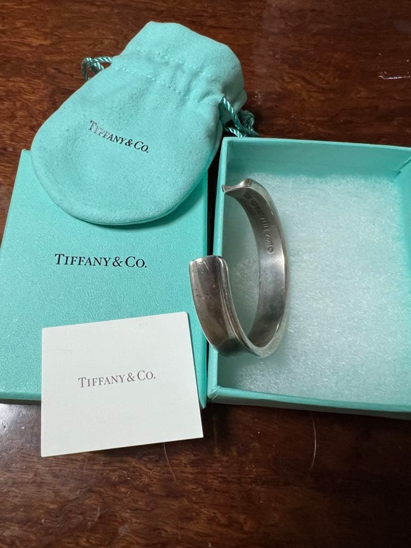 Tiffany & Co. ティファニーカフバングル925刻印有中古品本物保証