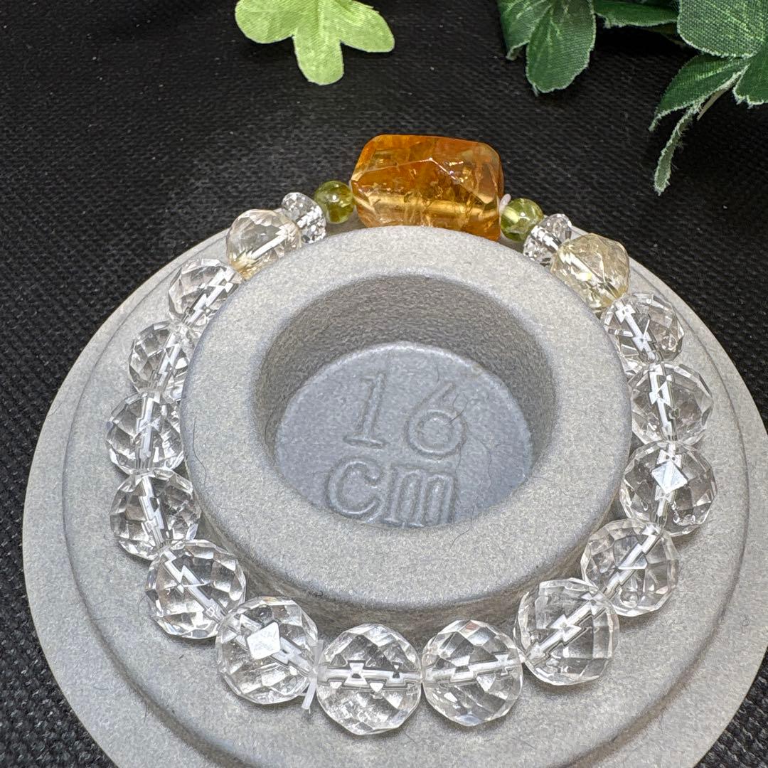 ＊野村早代様お取置き10/20＊ハニーシトリン　虹　レモンシトリン　ペリドット