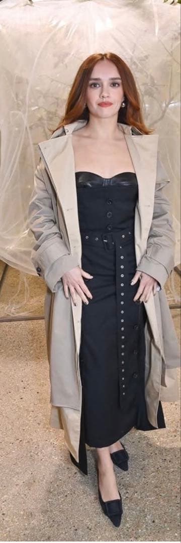  × rokh レザーブラ付きワンピース 完売品