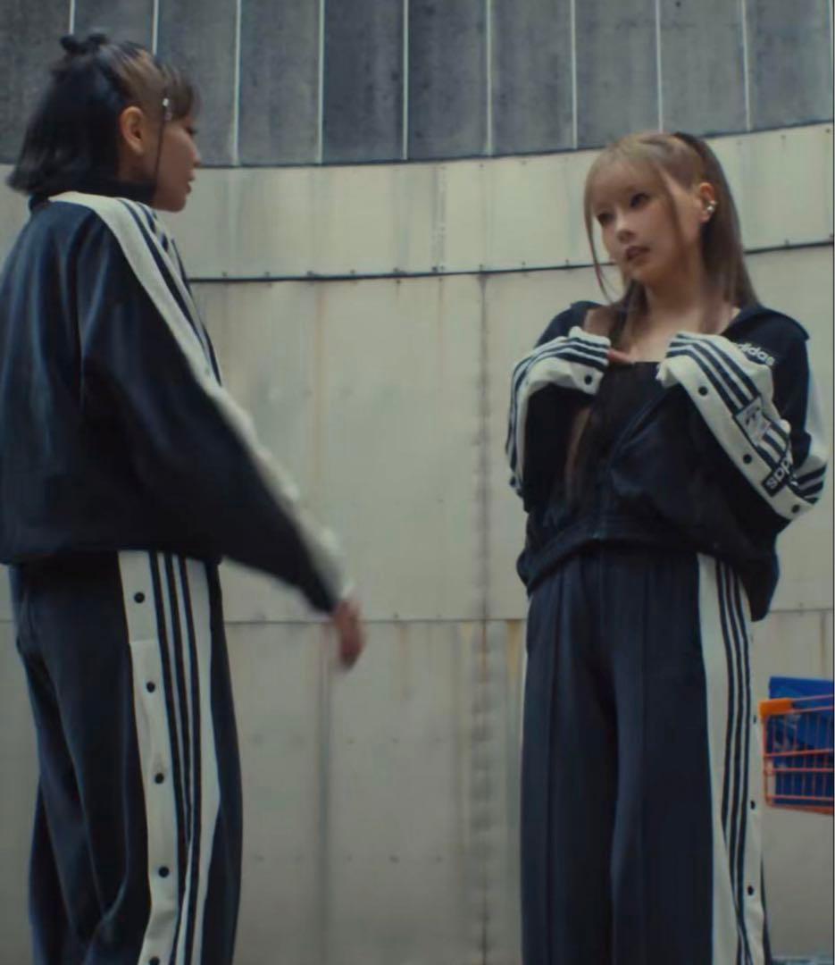 新品L】アディダス　アディブレイクベロア トラックトップ ジャケット重盛さと美