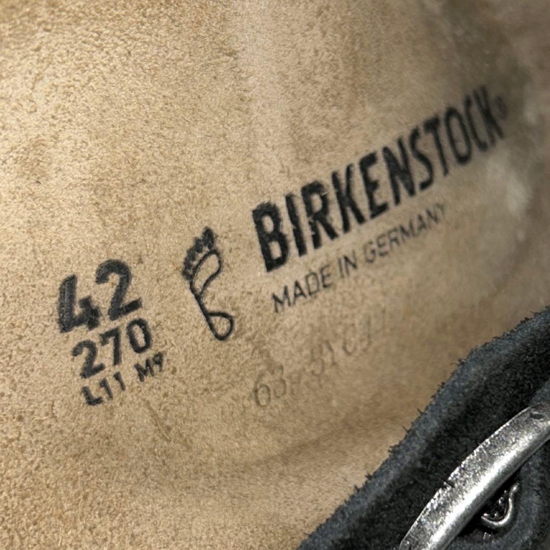 ビルケンシュトック ボストン スエード サンダル ブラック 黒42