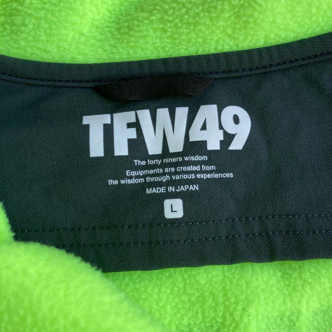 TFW49 プルオーバー　蛍光イエロー　ゴルフ　Lサイズ