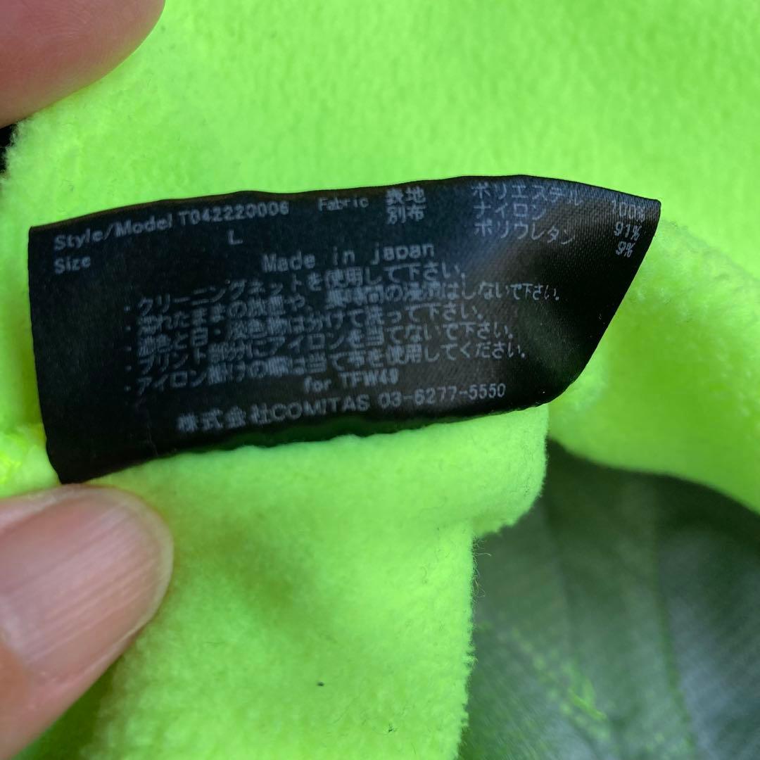 TFW49 プルオーバー　蛍光イエロー　ゴルフ　Lサイズ