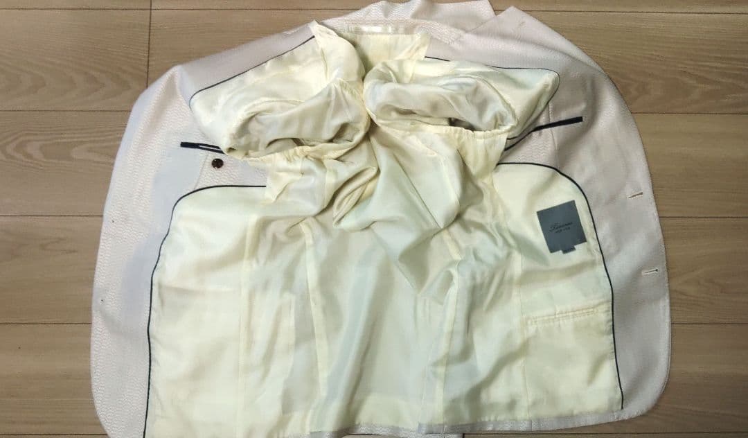 メンズティノラス ホワイト スリーピーススーツセット Mサイズ