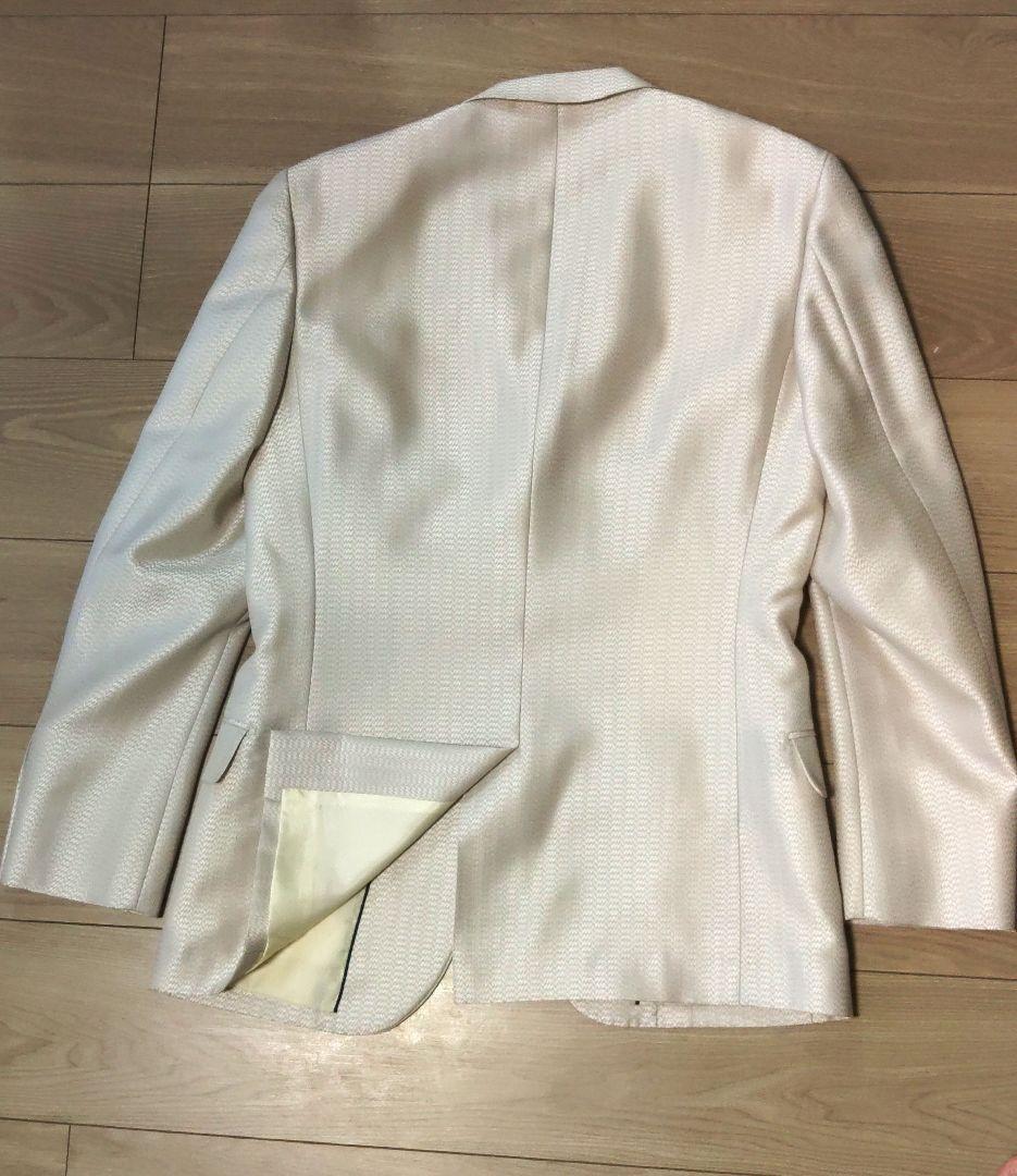 メンズティノラス ホワイト スリーピーススーツセット Mサイズ