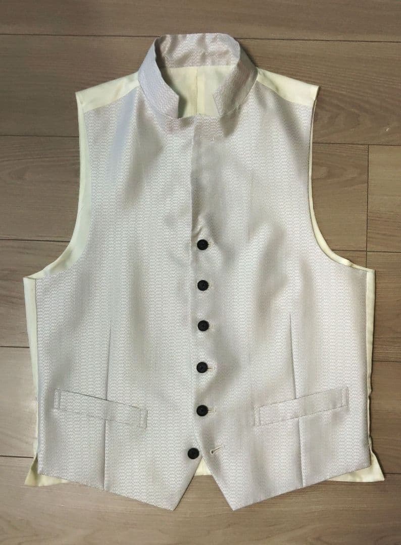 メンズティノラス ホワイト スリーピーススーツセット Mサイズ