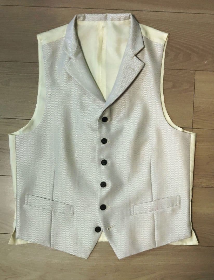 メンズティノラス ホワイト スリーピーススーツセット Mサイズ