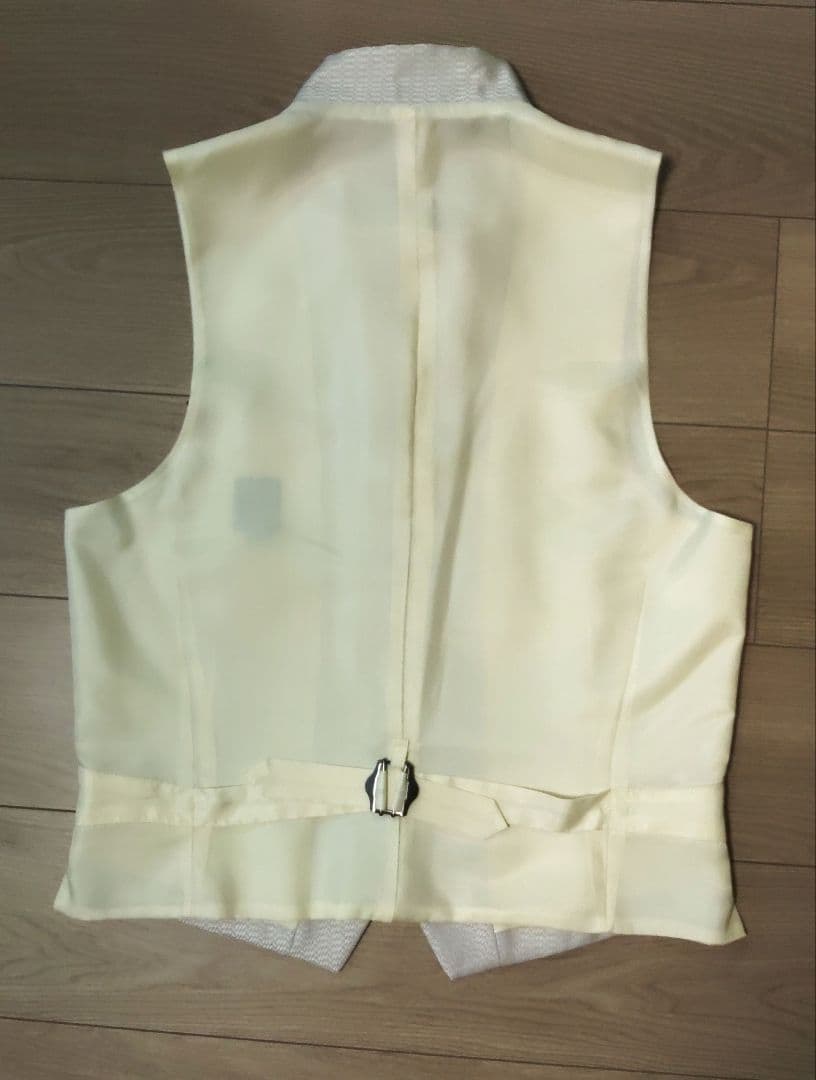 メンズティノラス ホワイト スリーピーススーツセット Mサイズ