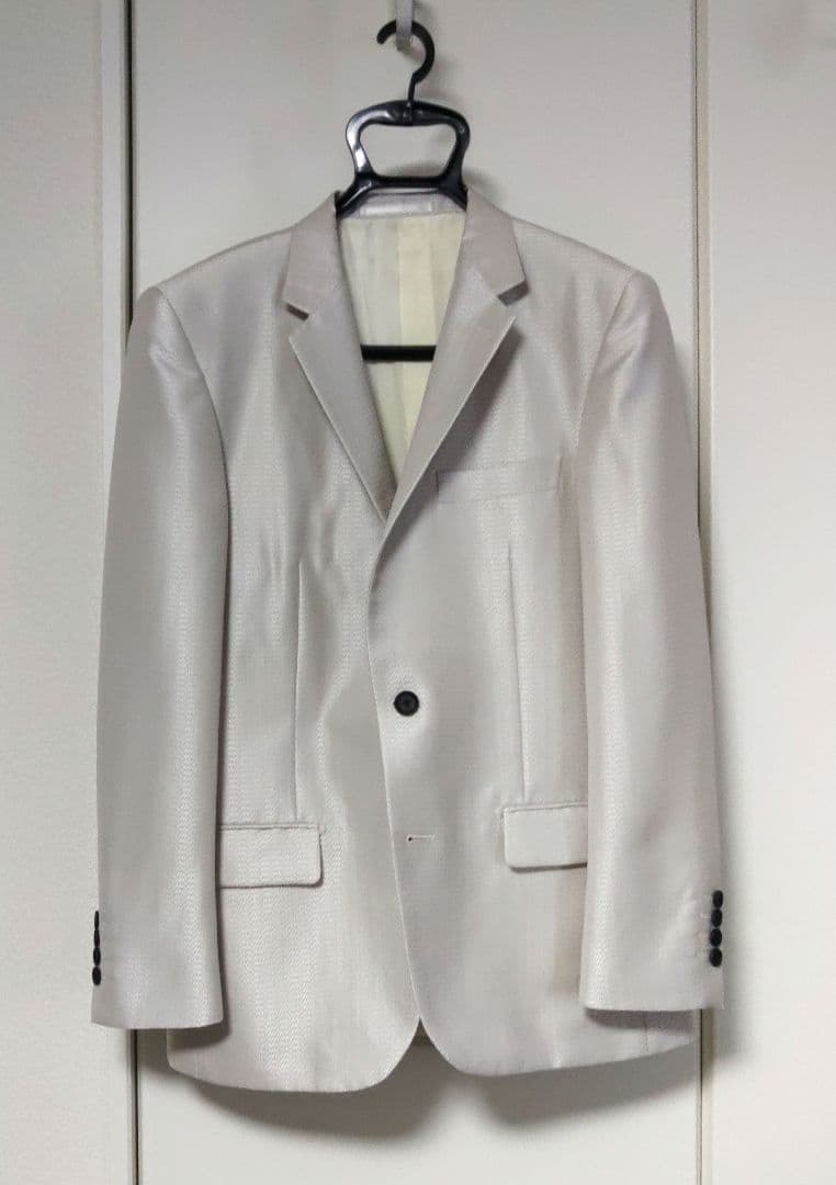 メンズティノラス ホワイト スリーピーススーツセット Mサイズ