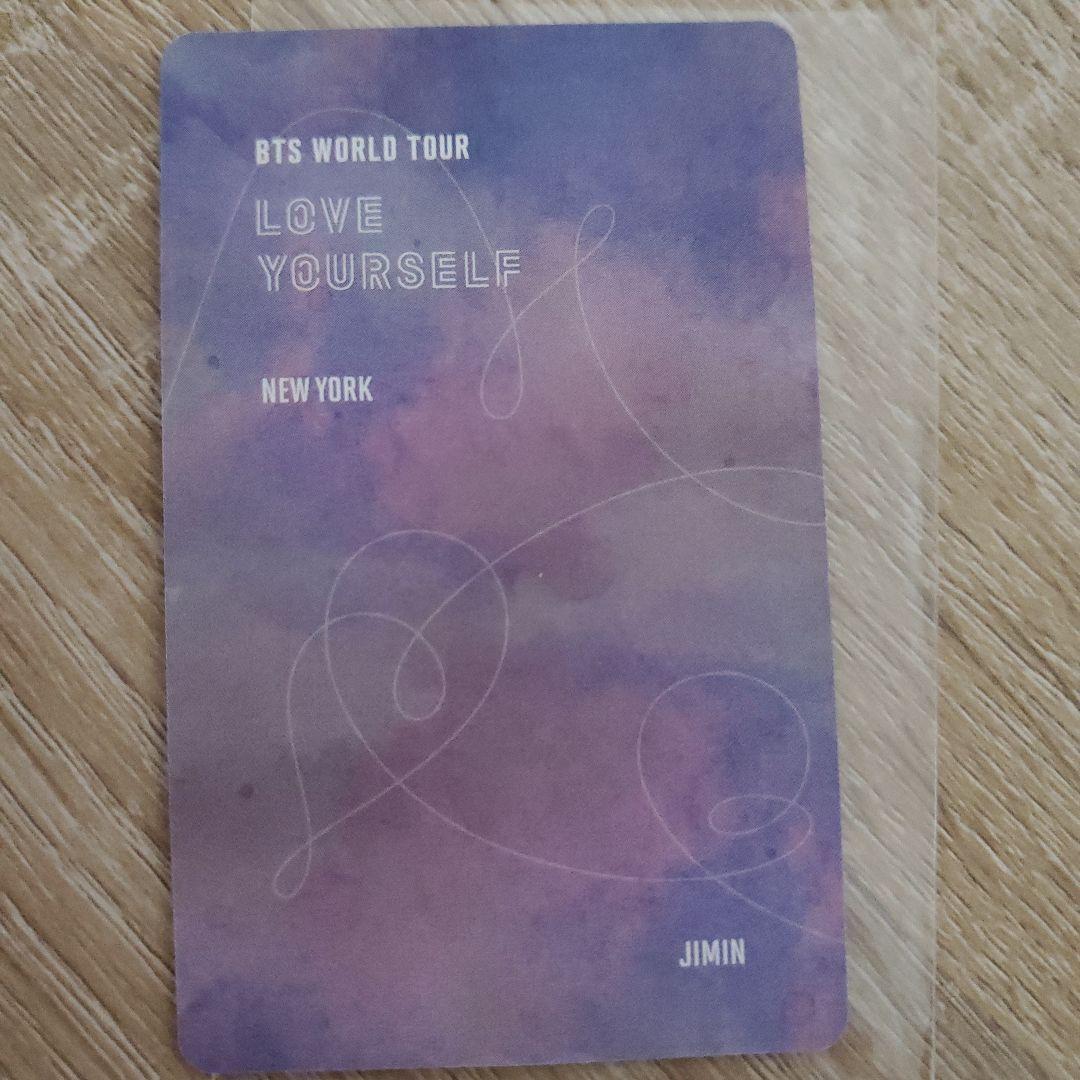 ジミン Love yourself NY ニューヨーク new york トレカ