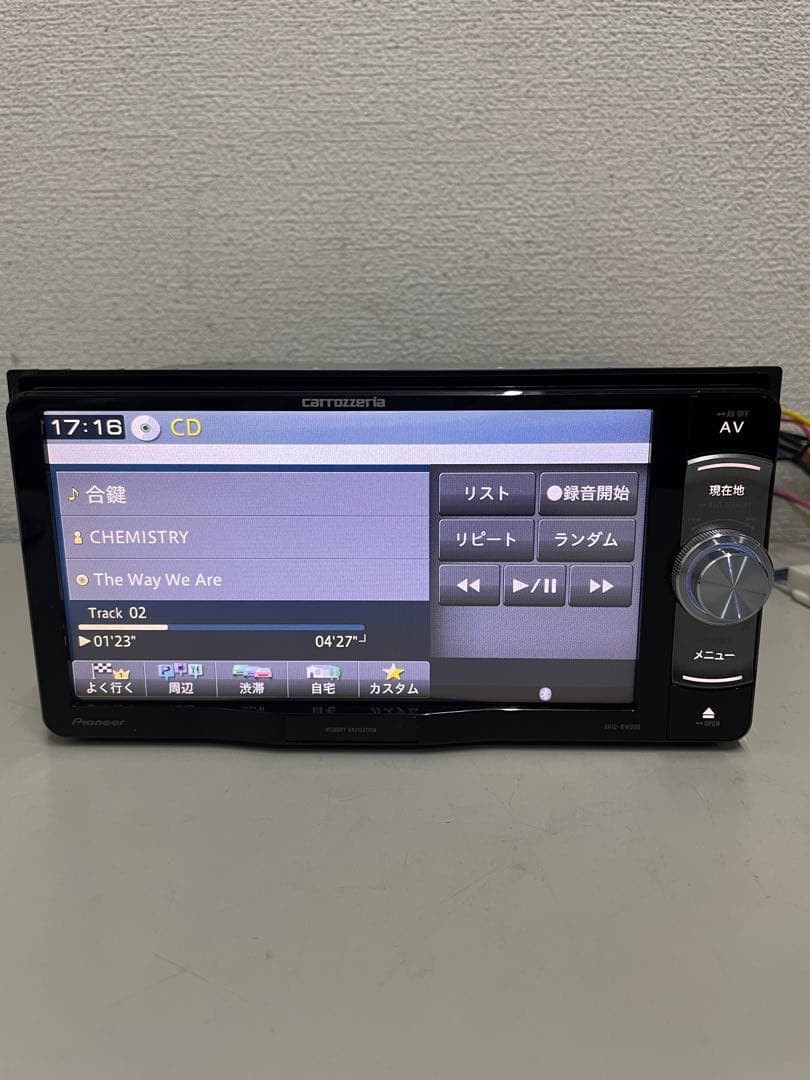 カロッツェリア◇AVIC-RW900◇フルセグ/CD/DVD/BT/SD