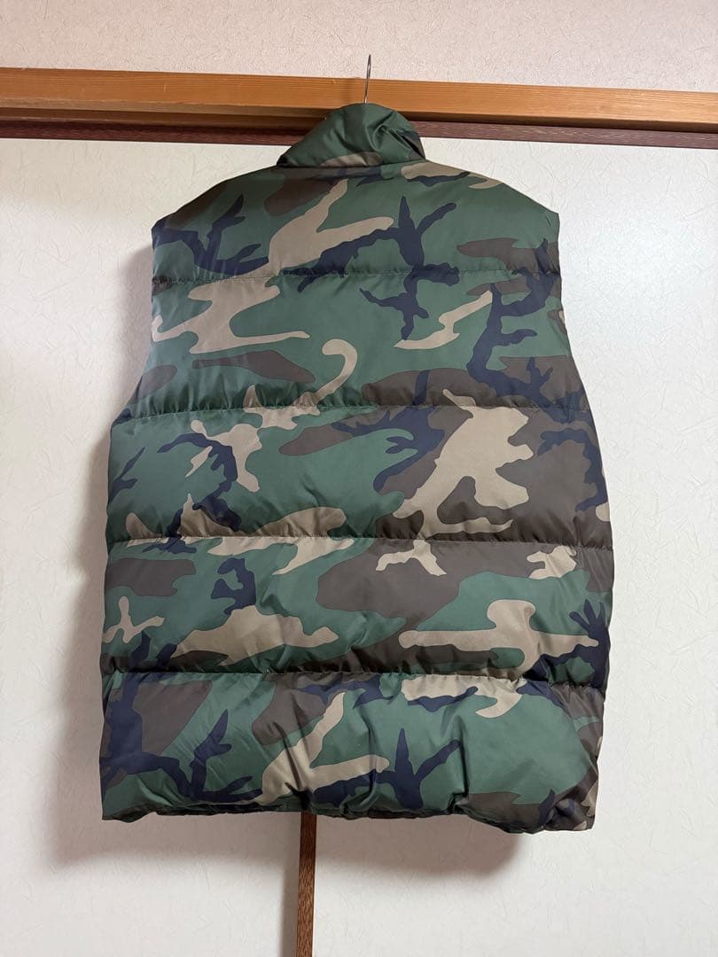 加*知様 Carhartt 迷彩柄 ダウンベスト