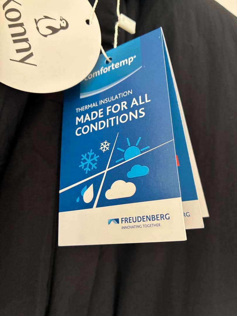 ベビーキャリア 2way アウター パデッド ジャケット ブラック