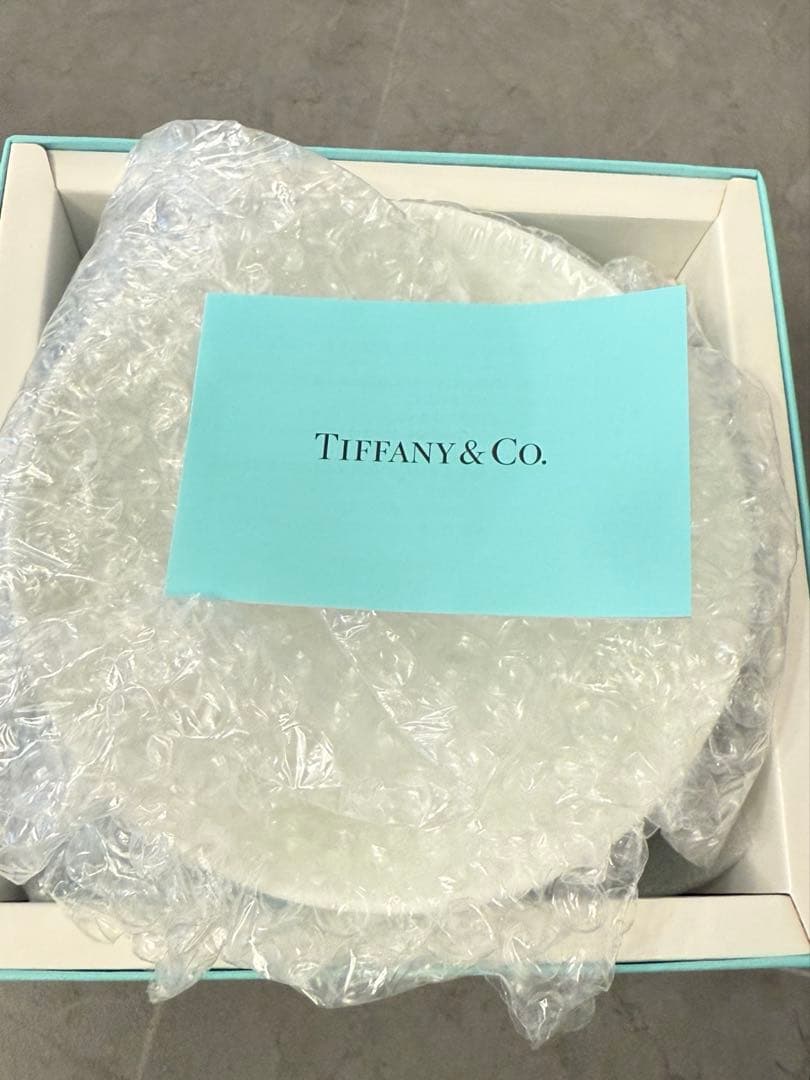 本日限定値下げ‼️ティファニー　ボウル　お皿　ブルー　ボックス　リボン