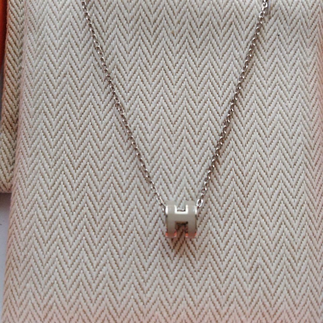 エルメス ミニポップH マロングラッセ ネックレス
