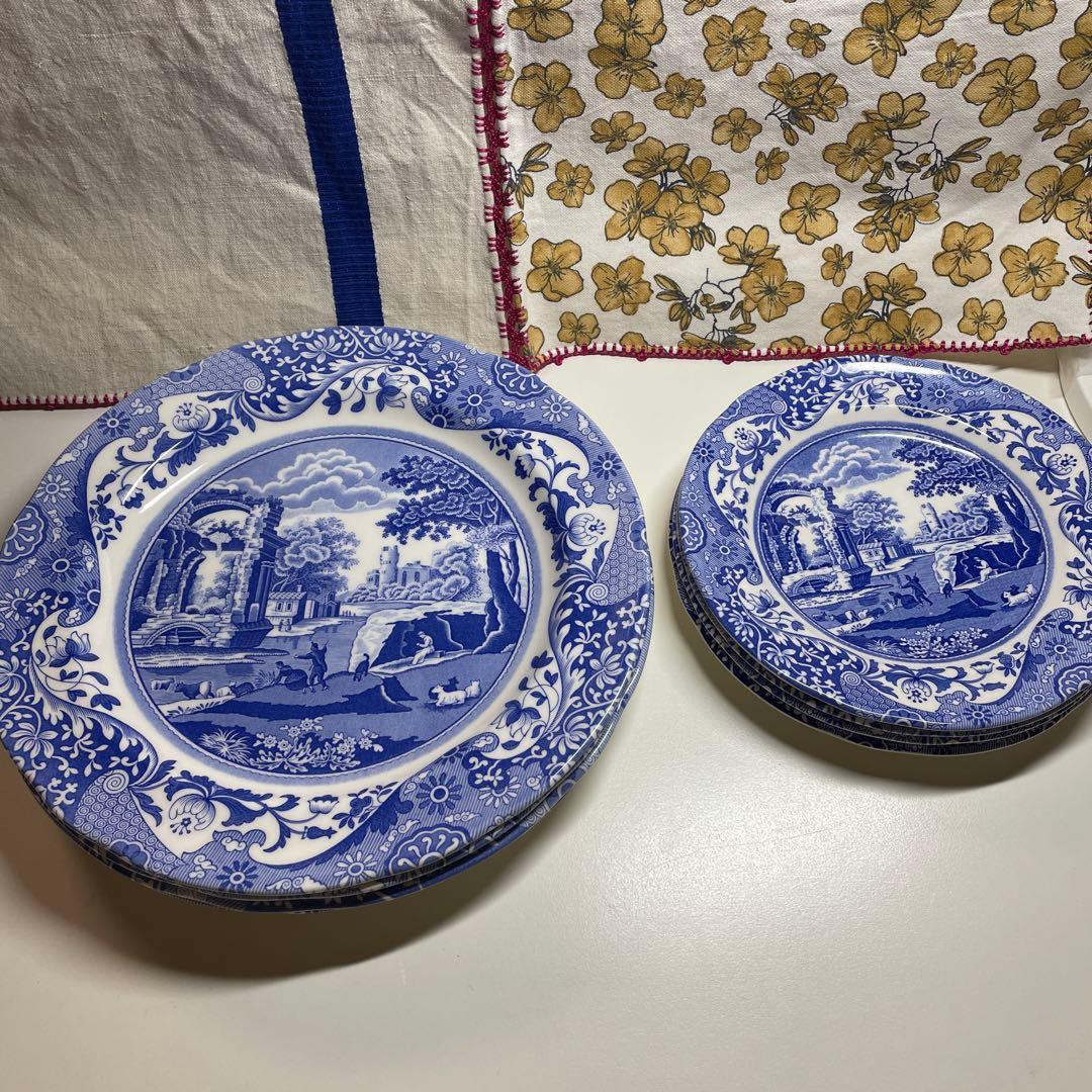 スポード大皿と小皿のセット　合計８枚 26.5×3 4枚　　18.8×4枚