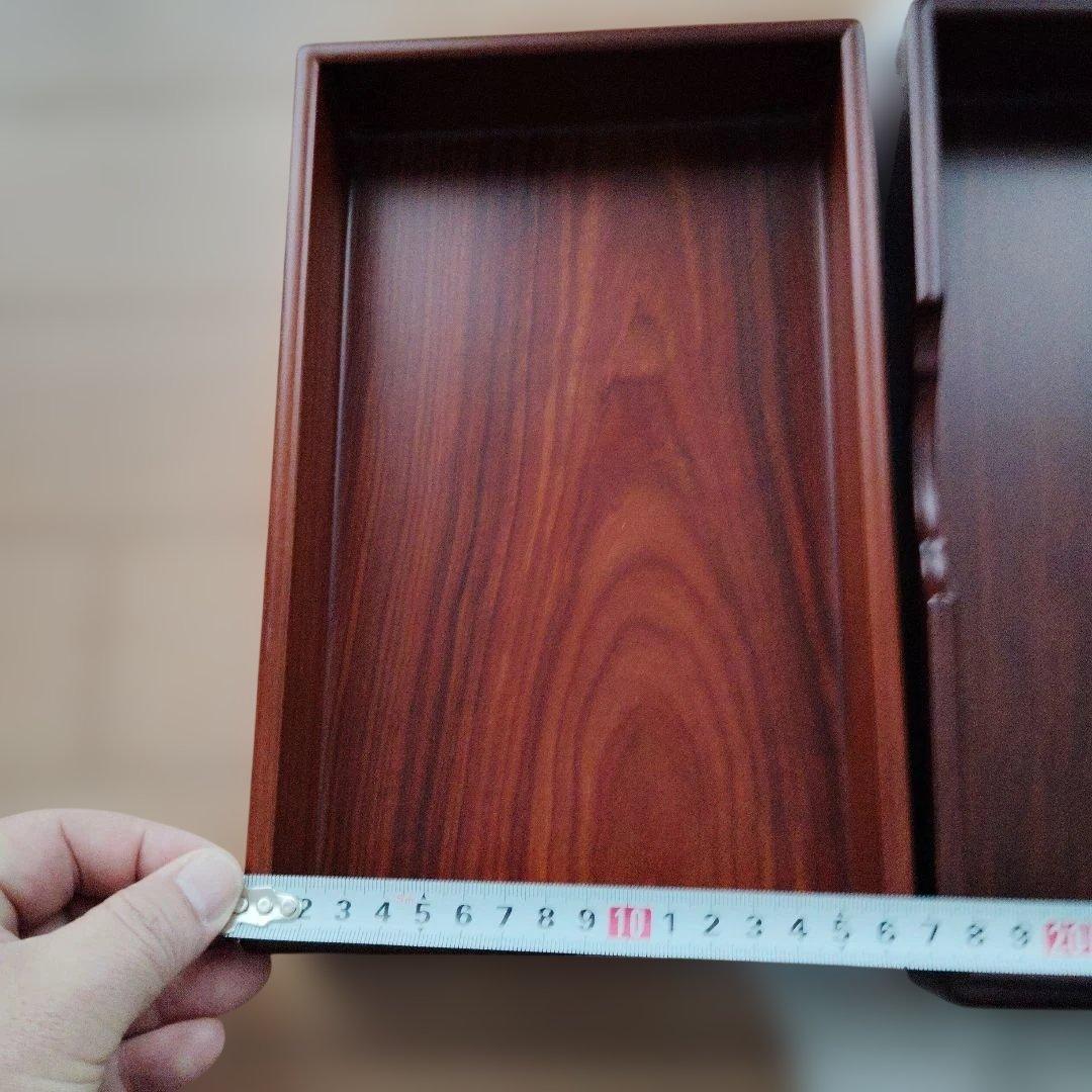 遼雨　本紫檀文章箱　総無垢