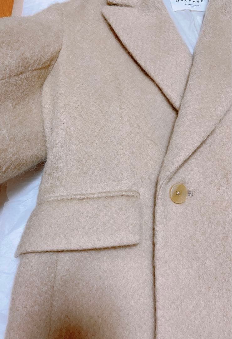 マカフィー モヘヤシャギーダブルブレストジャケット