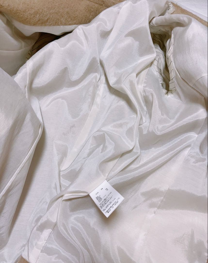 マカフィー モヘヤシャギーダブルブレストジャケット