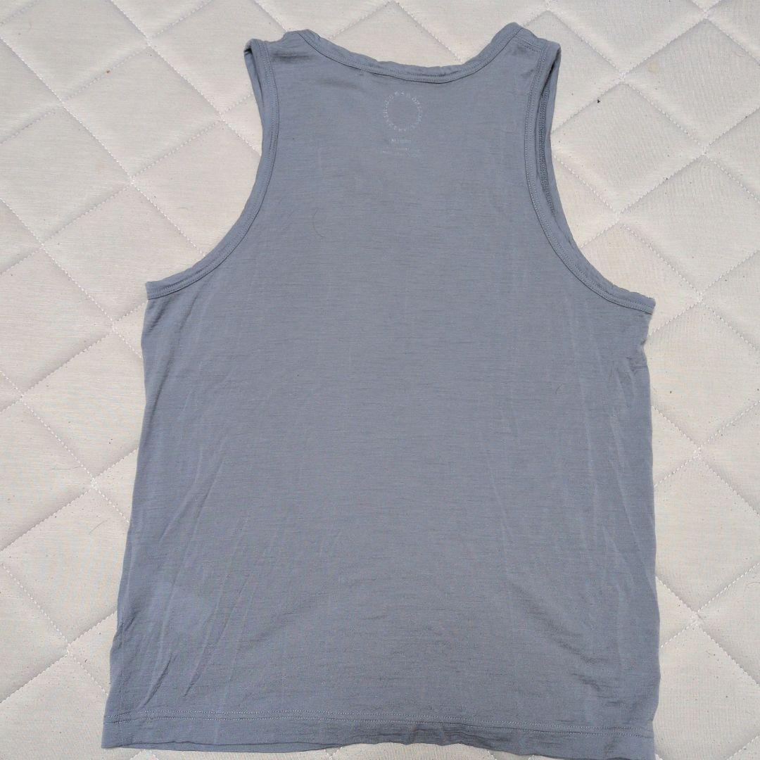 山と道　メリノウールタンクトップ M