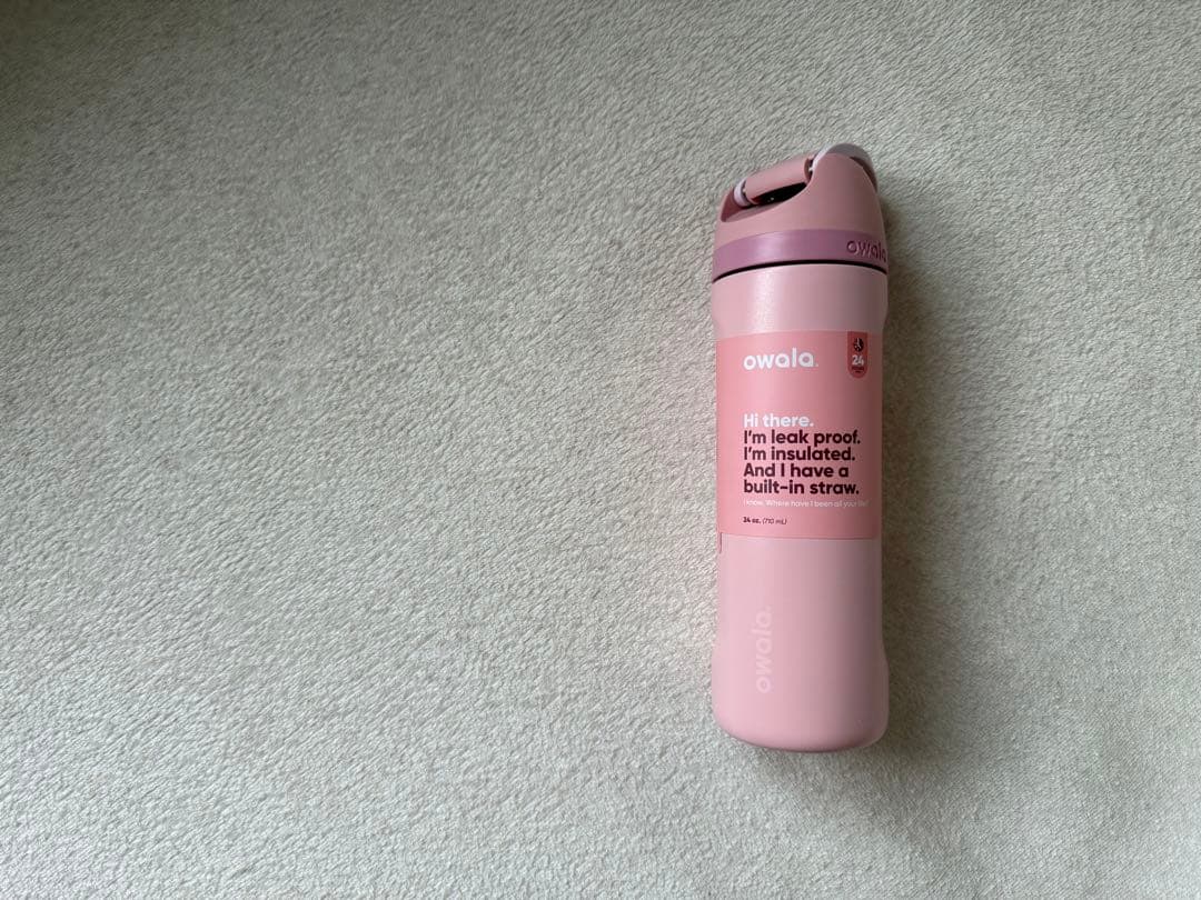 【新品未使用】owala 水筒 24oz.(710ml)ピンク　日本未発売カラー
