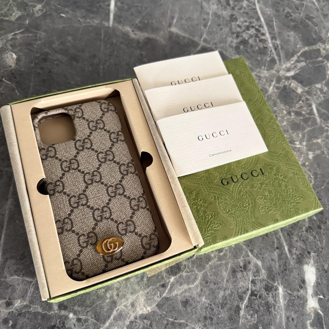 新品未使用 GUCCI GGパターン iPhone13 ケース