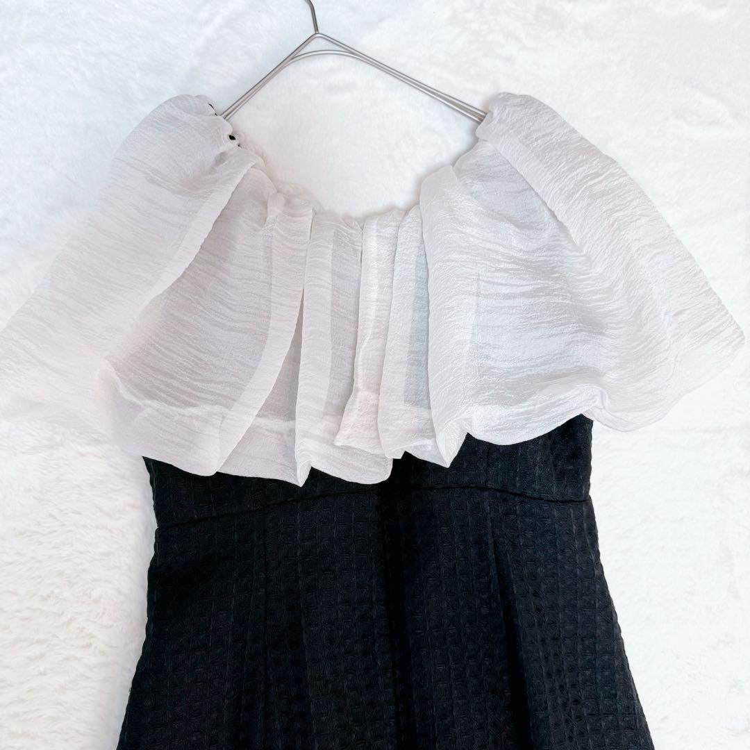 美品✨レジャ　Leja 2WAYオフショルダーパフスリーブマーメイドドレス 黒