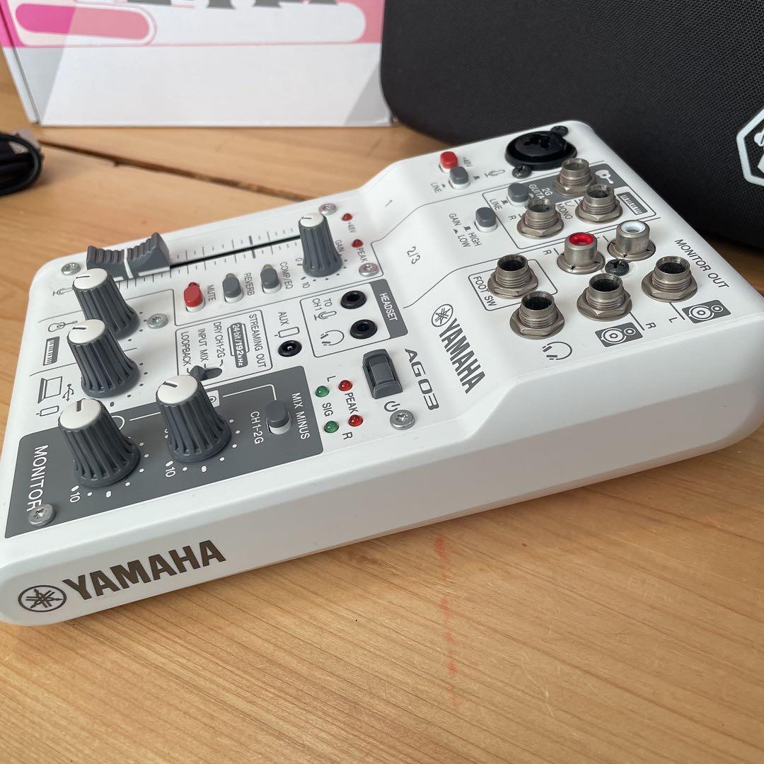 YAMAHA AG03 MK2 オーディオインターフェイス ケース付き