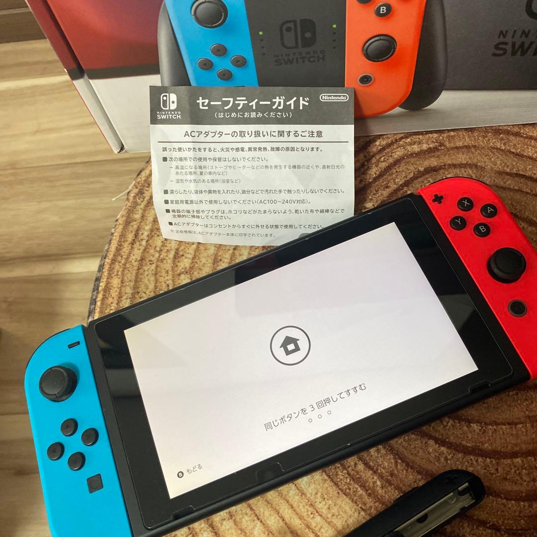 Nintendo Switch ニンテンドースイッチ本体　ネオン ④