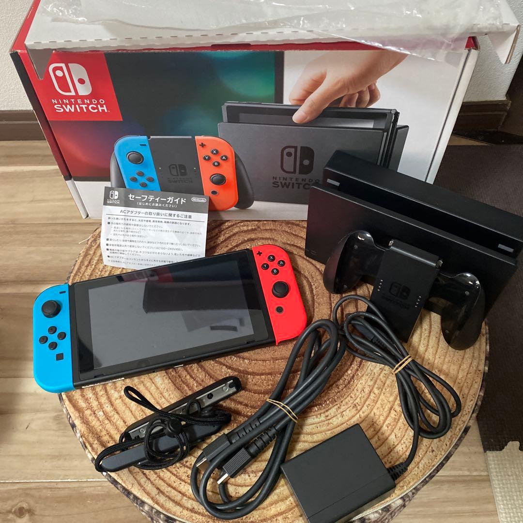 Nintendo Switch ニンテンドースイッチ本体　ネオン ④