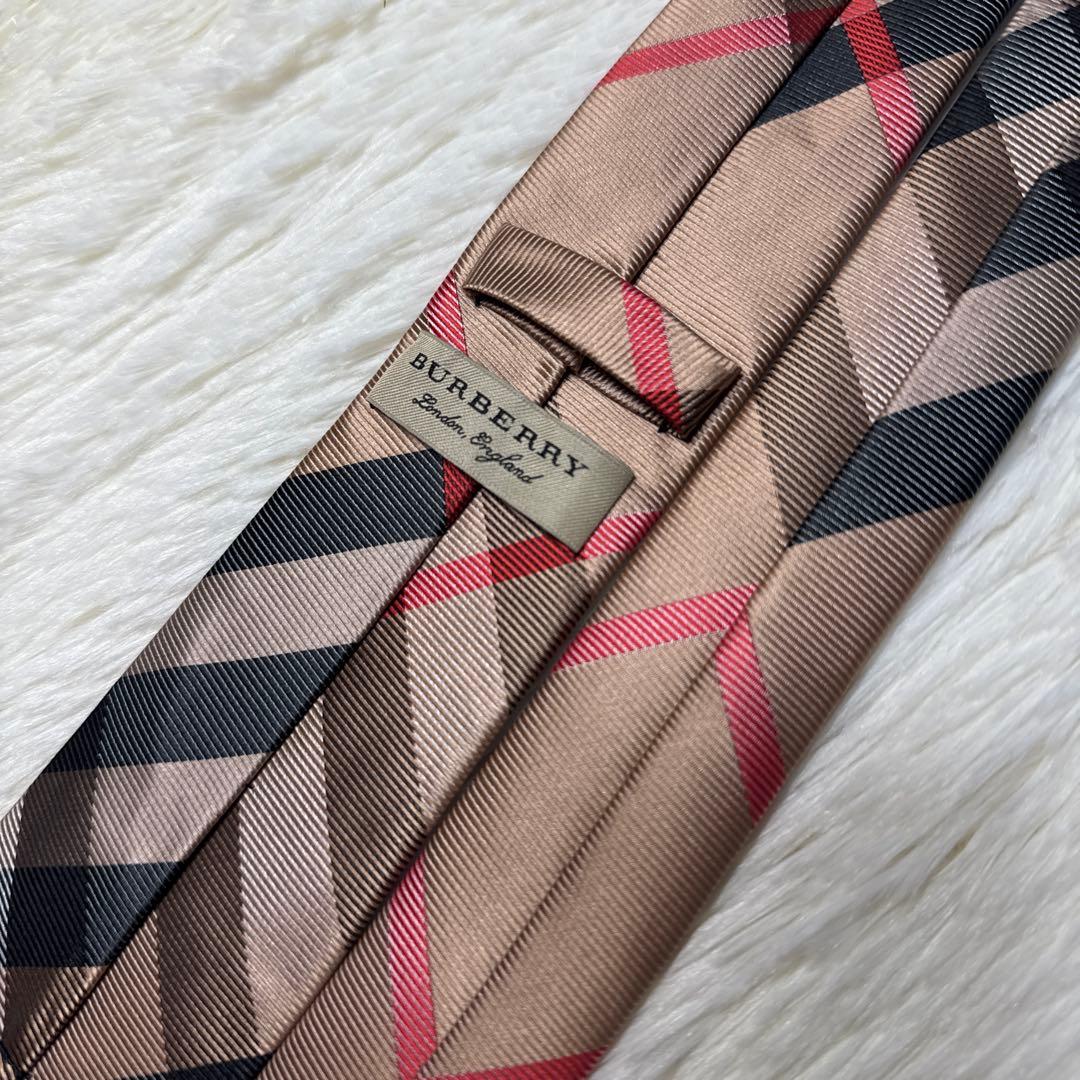【未使用級】Burberry ネクタイ　高級シルク　ノバチェック　三陽商会