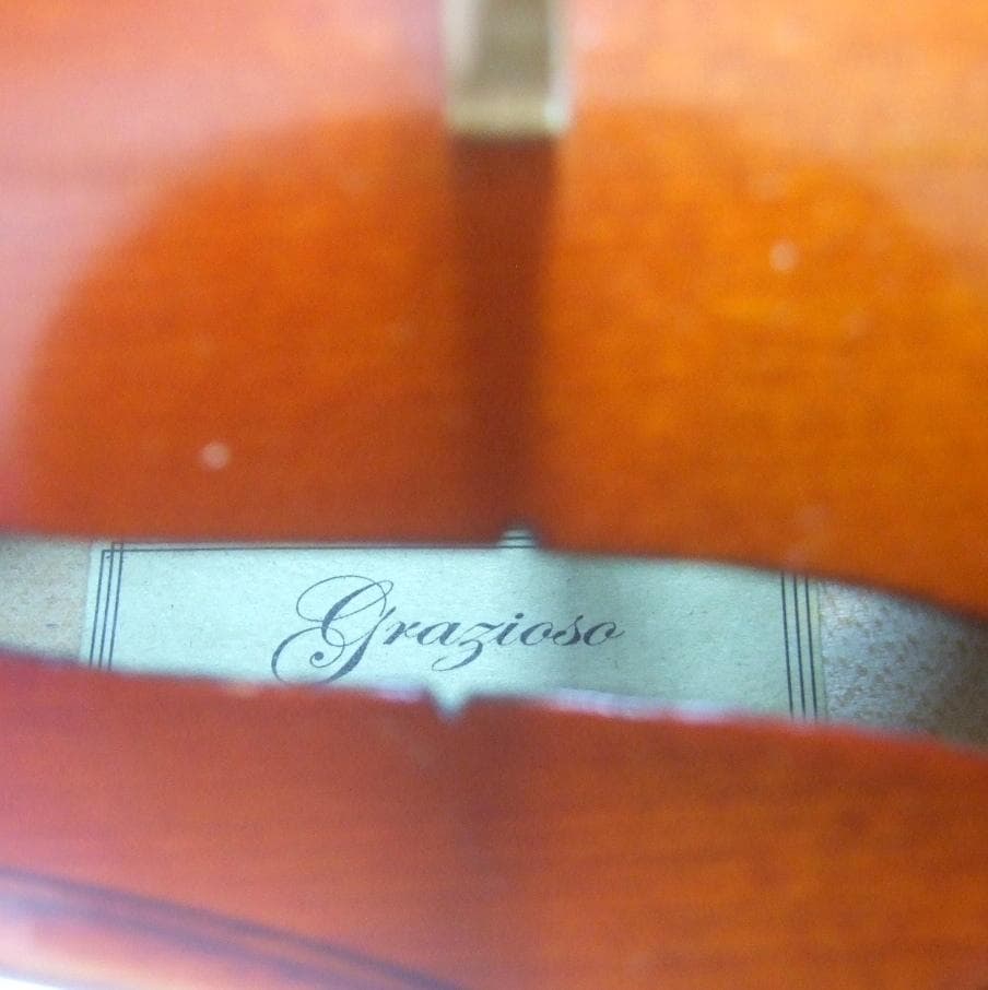 グラッツィオーゾバイオリン 1/2 キッズ用 美品セット 基本メンテ