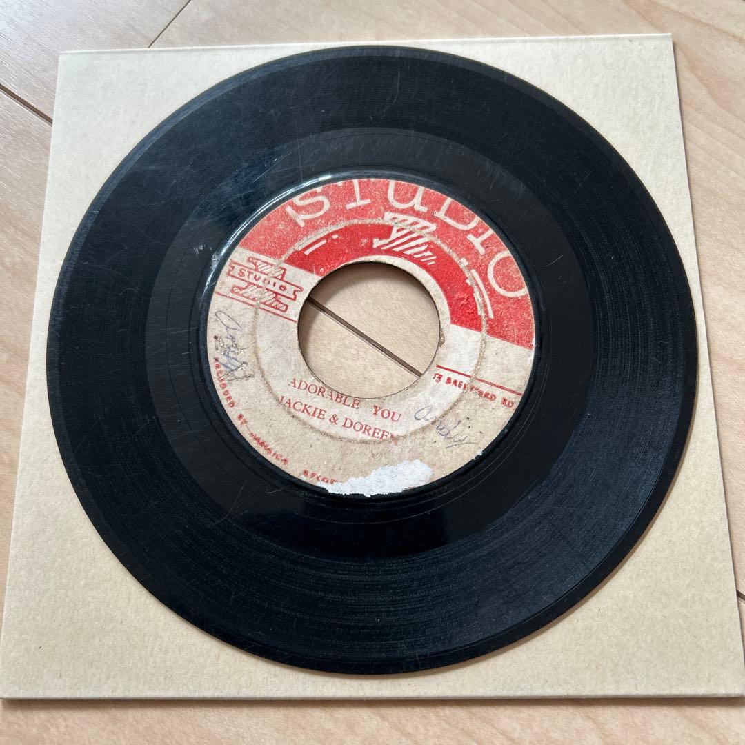 m*0様 レゲエ レコード jackie & doreen adorable y