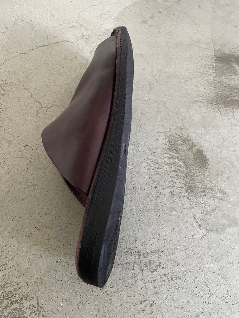 BRANDORブラドール　本革 レザーサンダル　スリッポン