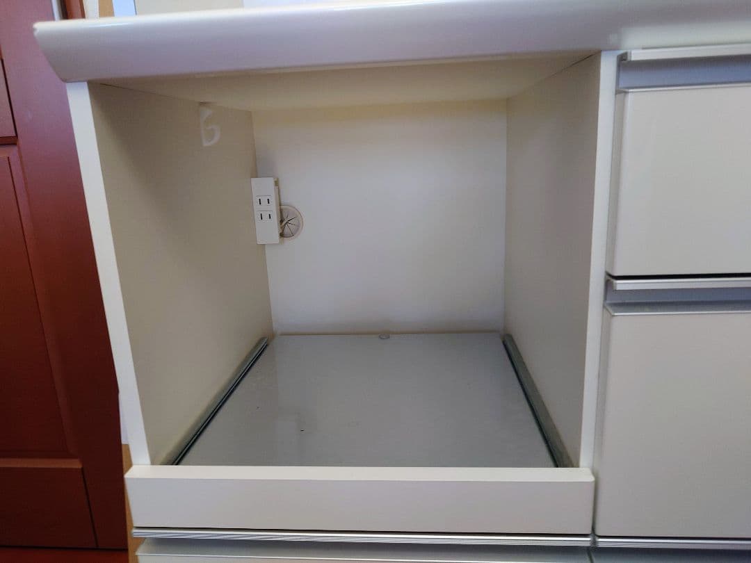 パモウナ 食器棚　キッチンボード　幅100cm