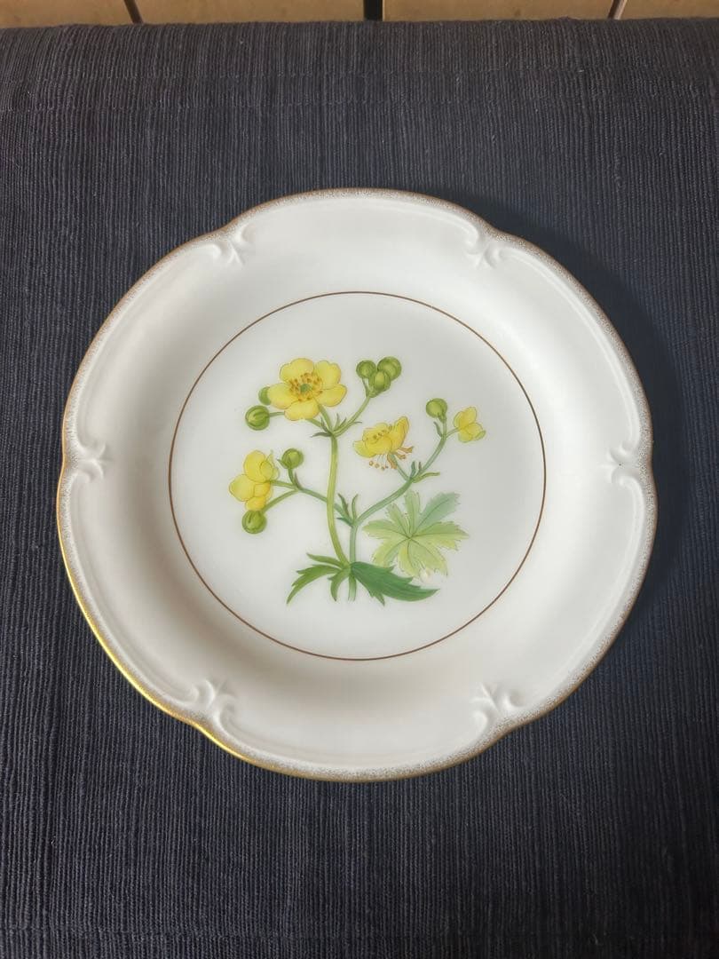 大倉陶園　手書き銘々皿6枚セット