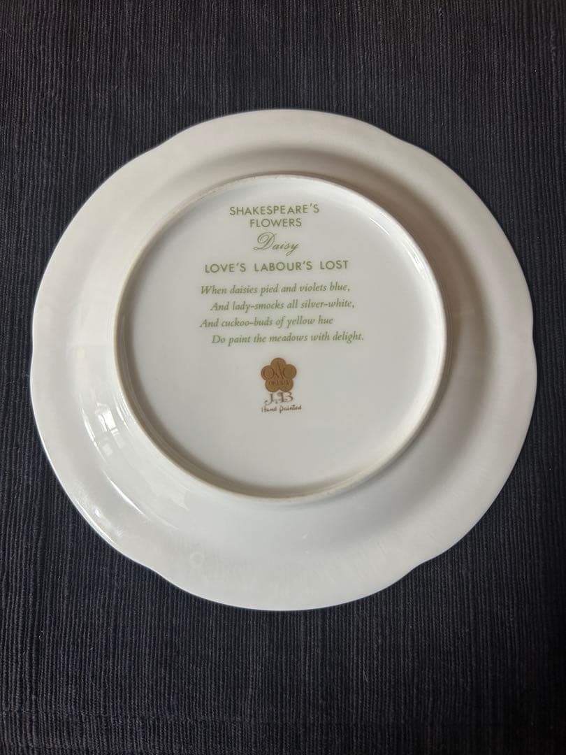 大倉陶園　手書き銘々皿6枚セット