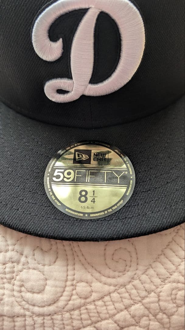 【希少】Dodgersドジャースキャップ　New Era ビッグサイズ　Ｄロゴ