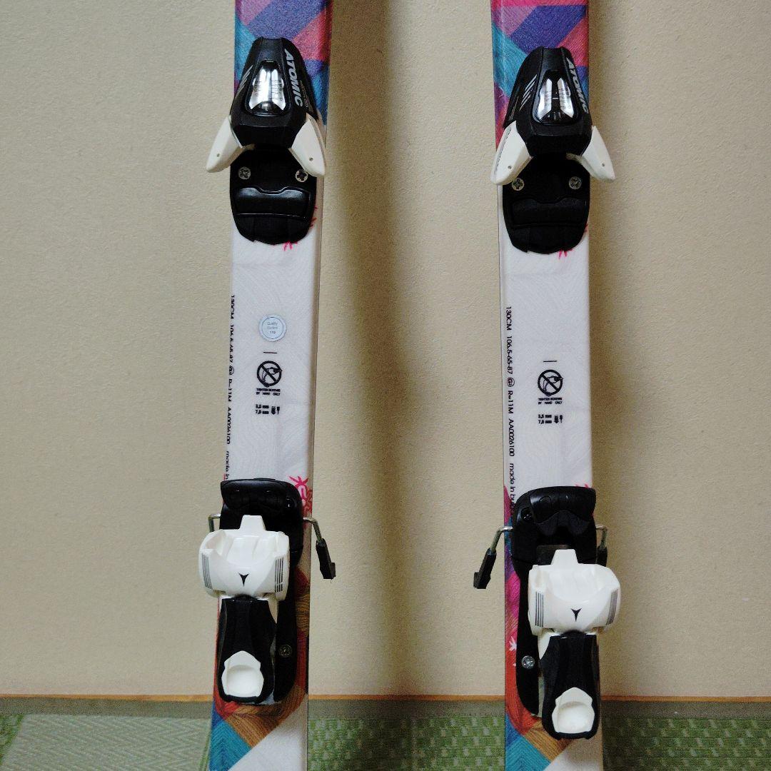 ATOMIC スキー板 130cmキッズ美品